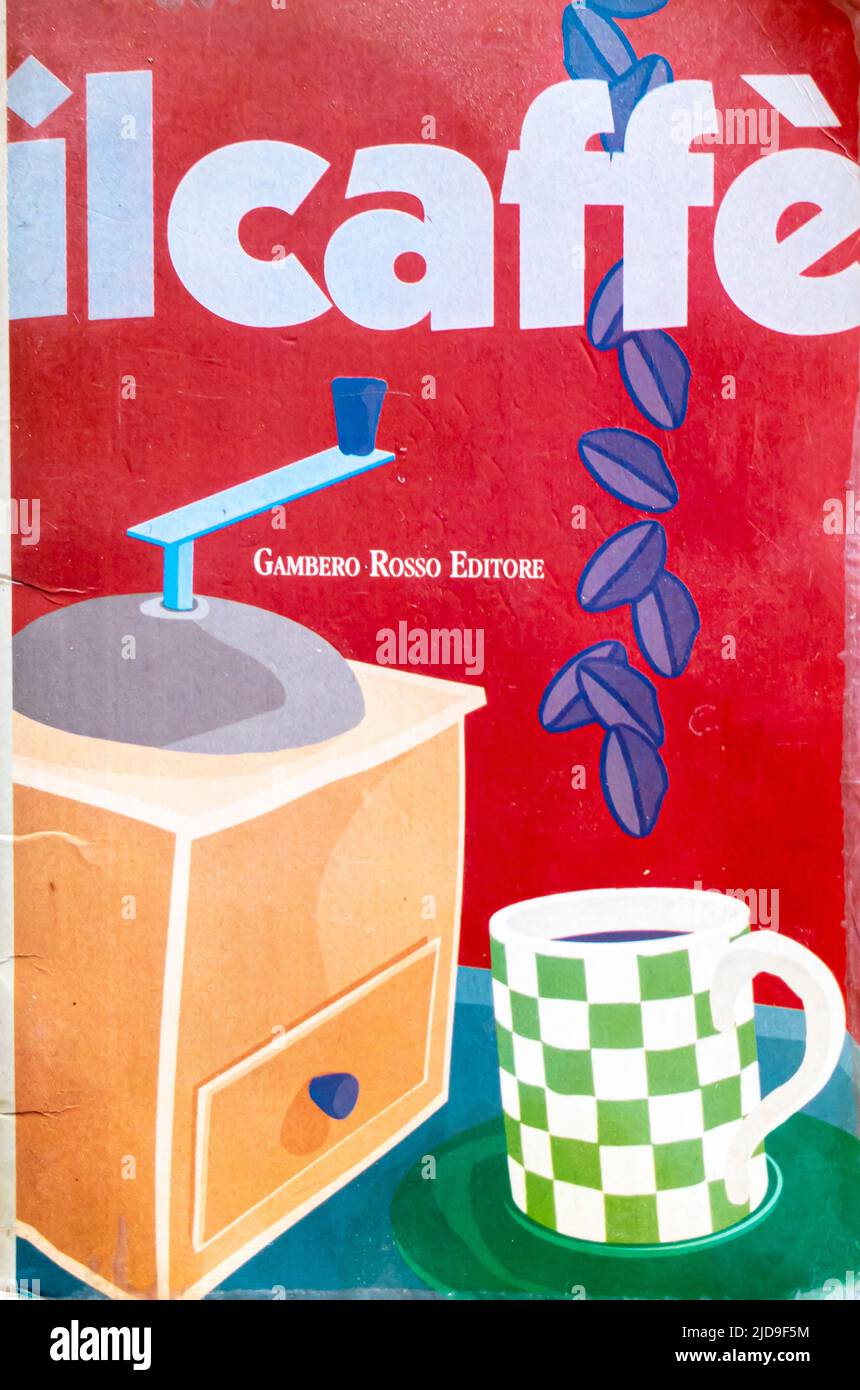 Il caffe - gambero Rosso Editore - Libro caffè Foto Stock