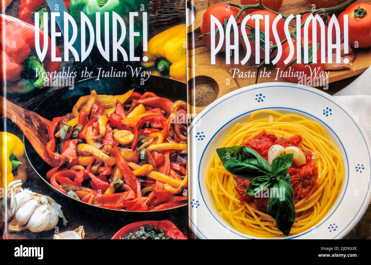 Verdure - Pastissima - verdure la Via Italiana - Pasta la Via Italiana - libri culinari di McRae Foto Stock