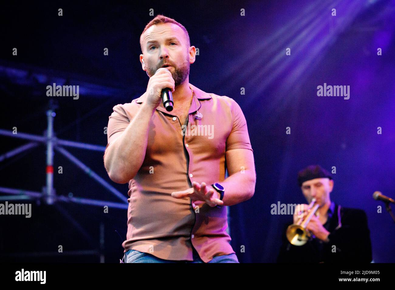 Wet Wet Wet Wet at Fantasia Festival, Promenade Park, Maldon, Essex © Clarissa Debenham / Alamy Foto Stock