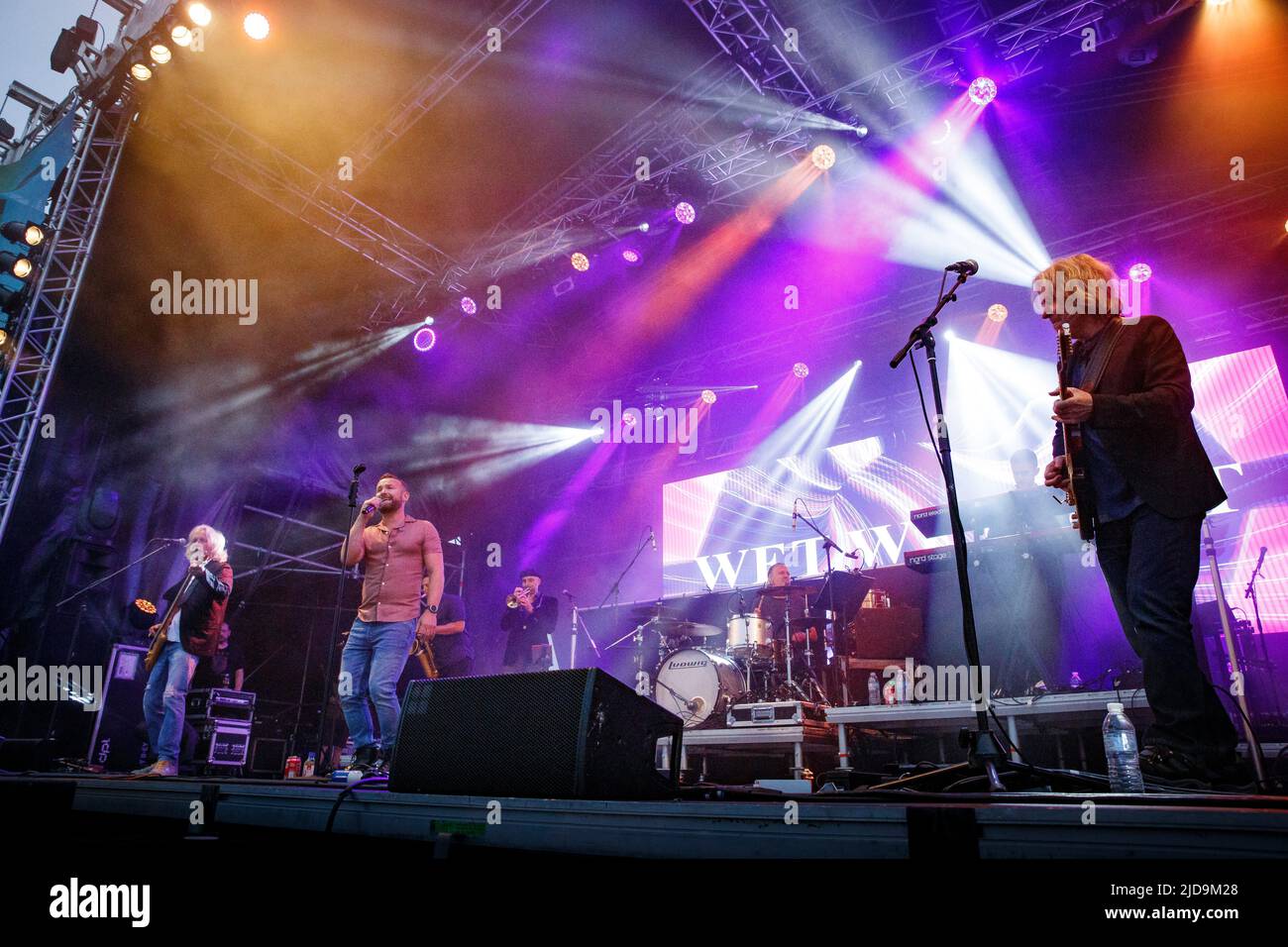 Wet Wet Wet Wet at Fantasia Festival, Promenade Park, Maldon, Essex © Clarissa Debenham / Alamy Foto Stock