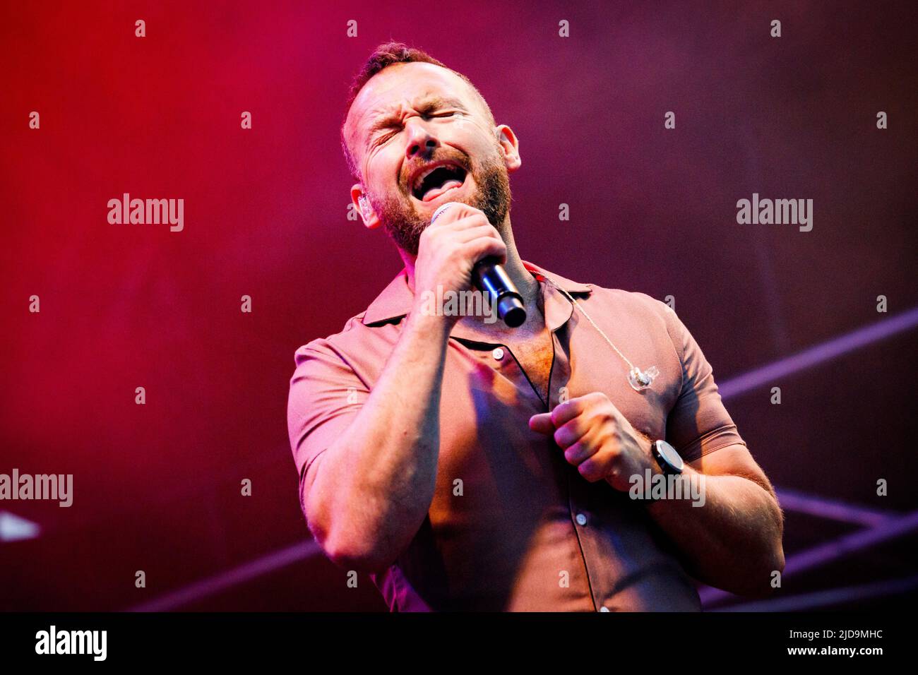 Wet Wet Wet Wet at Fantasia Festival, Promenade Park, Maldon, Essex © Clarissa Debenham / Alamy Foto Stock