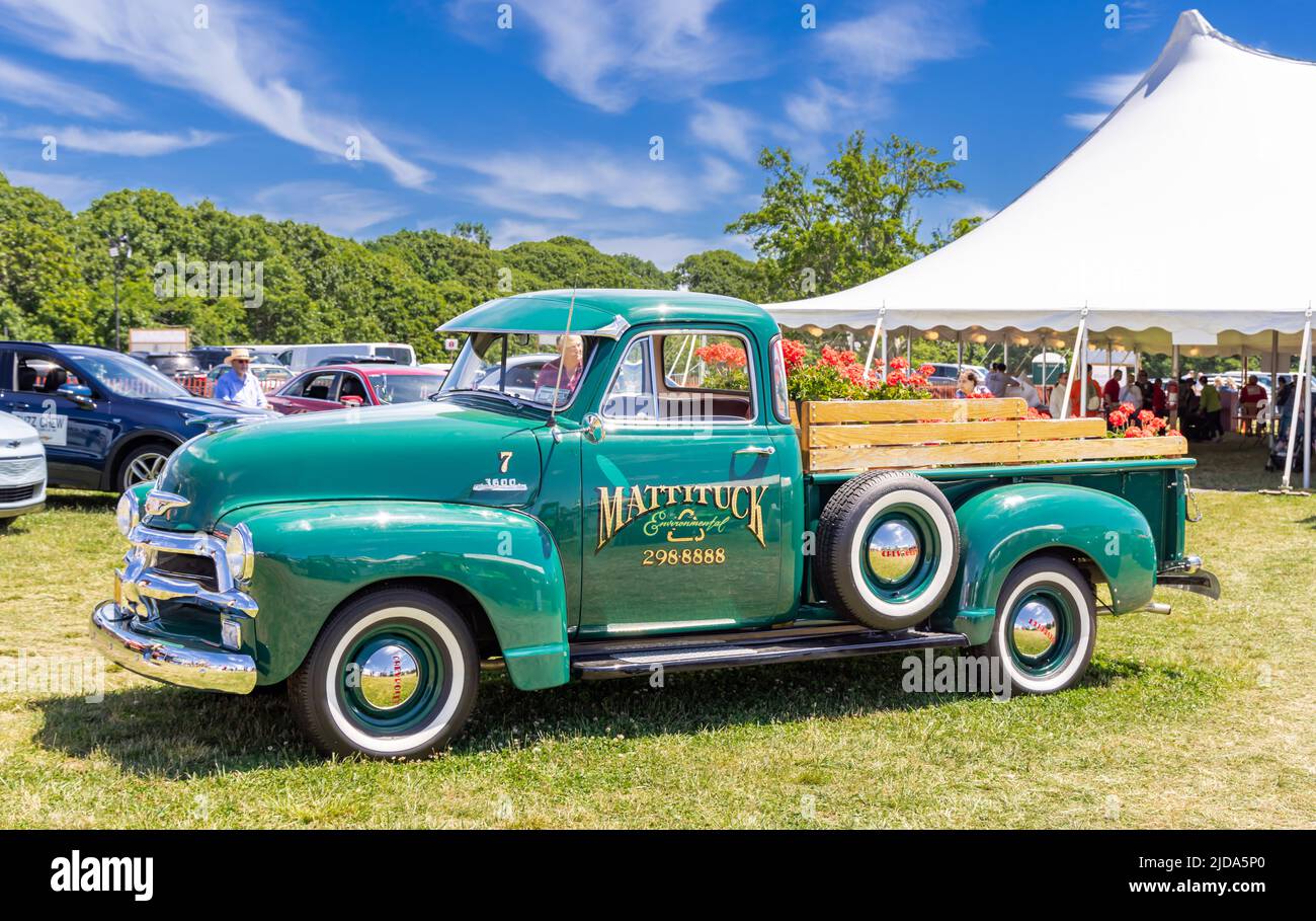 Old 3600 Chevrolet pick-up camion al Mattituck Strawberry Festival Foto Stock