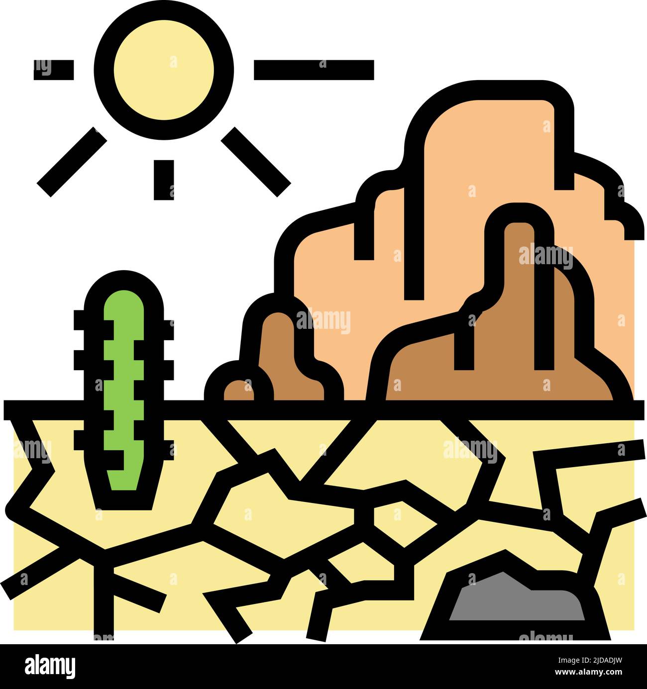 immagine vettoriale dell'icona a forma di west selvatico Illustrazione Vettoriale