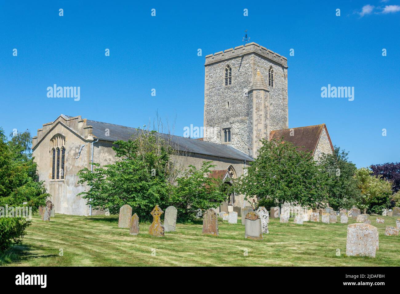 St Mary's Parish Church, Church Road, Cholsey, Oxfordshire, Inghilterra, Regno Unito Foto Stock