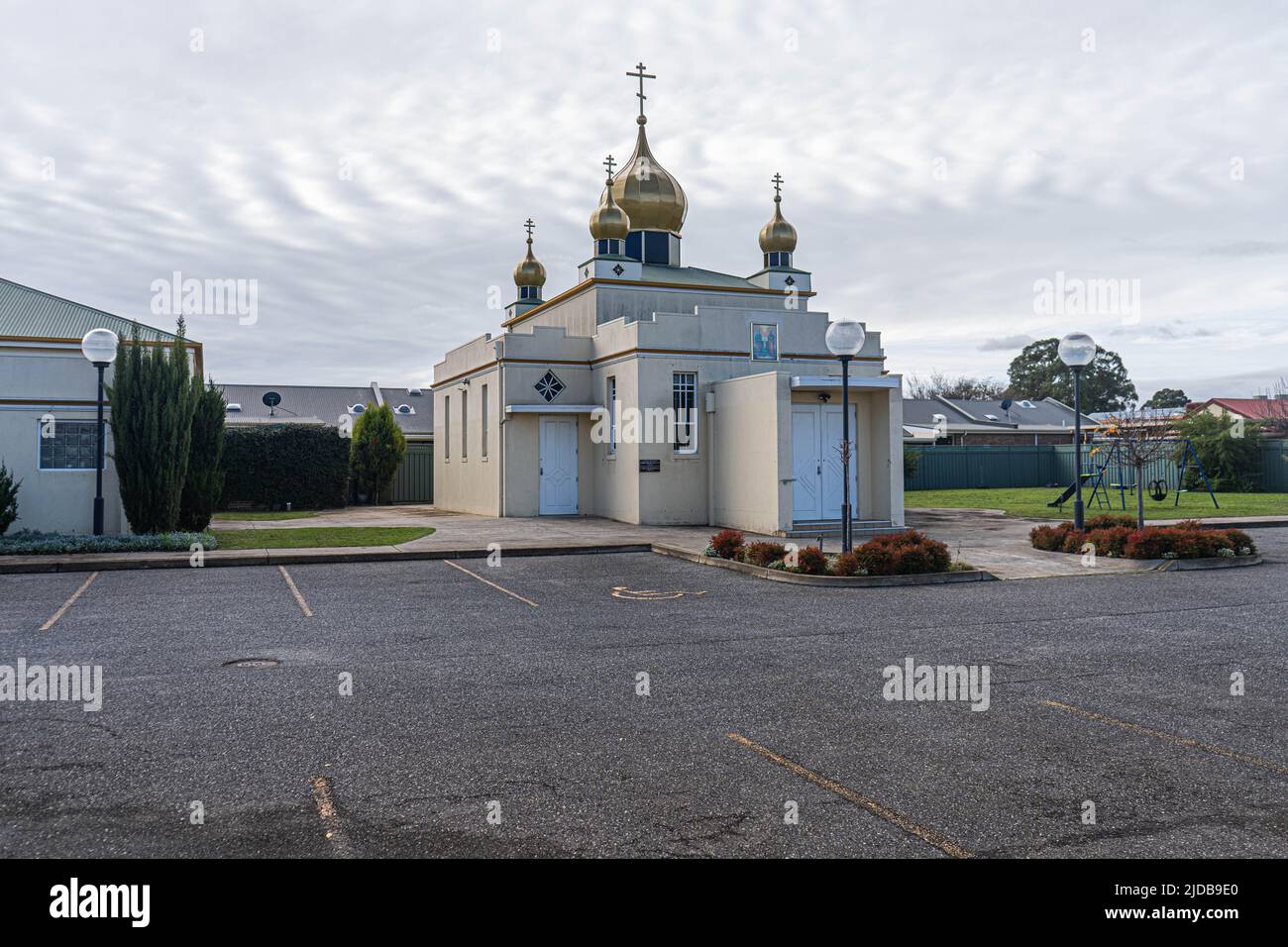 20 giugno 2022: Chiesa Ortodossa Autocephalica Belarusiana San Pietro e Paolo ad Adelaide Australia Foto Stock