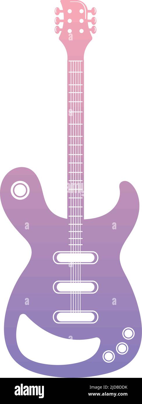 chitarra elettrica viola Immagine e Vettoriale - Alamy