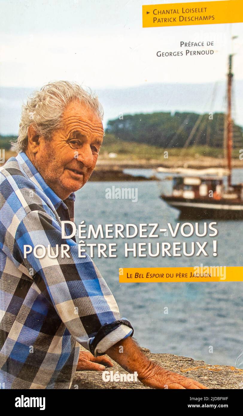 Chantal Loiselet - Démerdez-vous pour être heureux ! - copertina del libro Foto Stock
