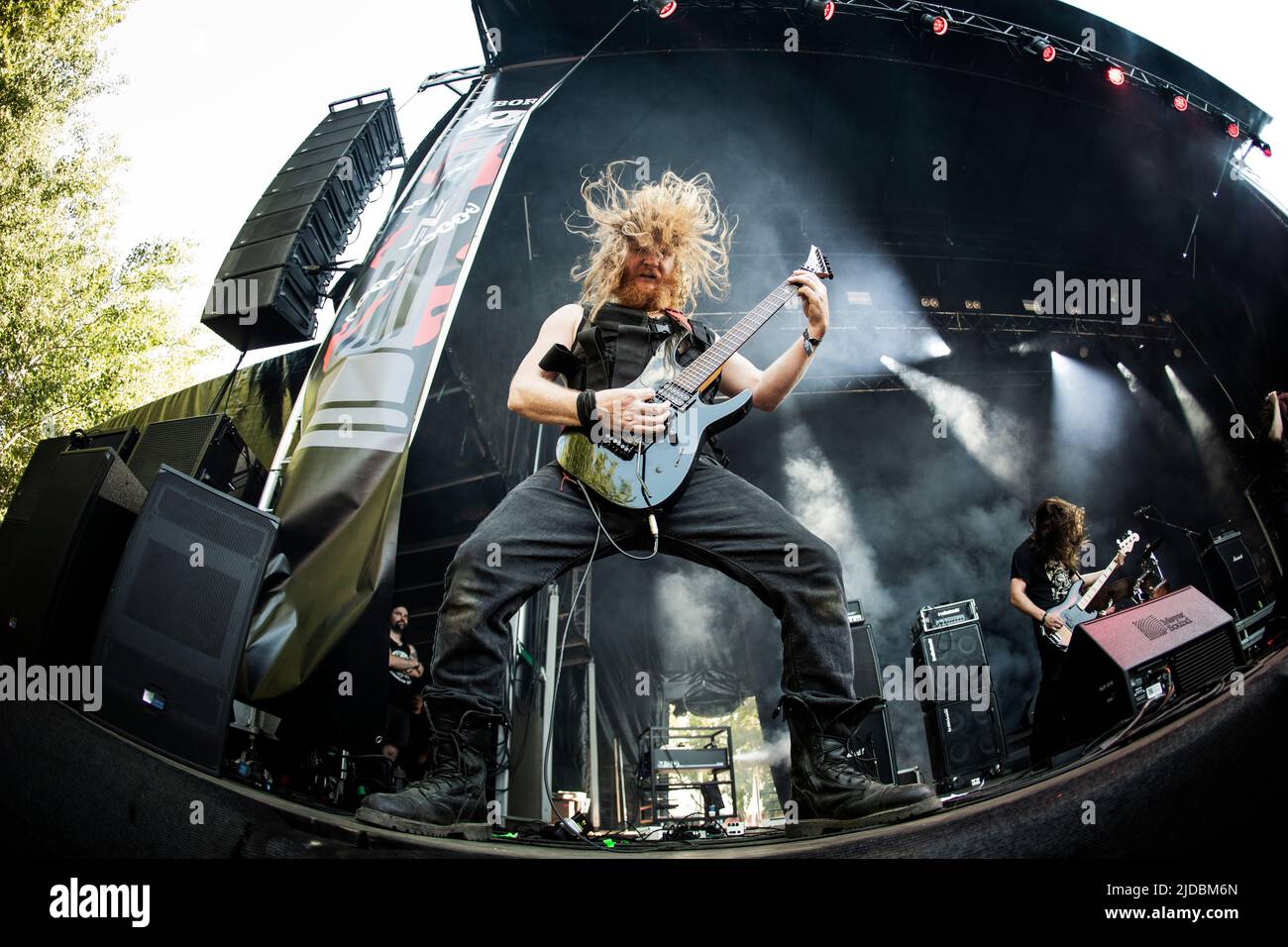 Copenaghen, Danimarca. 18th, giugno 2022. La band americana High Command suona un concerto dal vivo durante il festival danese dei metalli pesanti Copenhell 2022 a Copenaghen. (Photo credit: Gonzales Photo - Christian Hjorth) Foto Stock