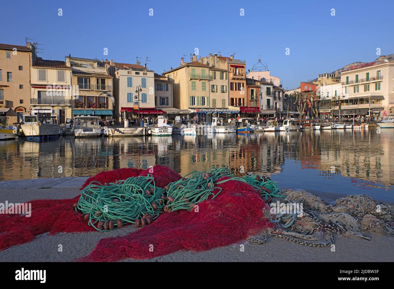 Francia, Bocche del Rhône, Cassis, porto vecchio Foto Stock