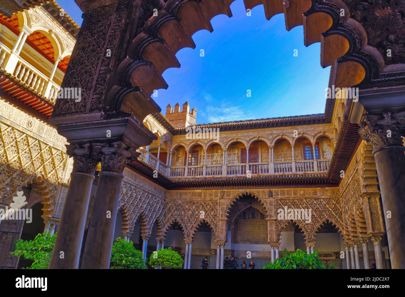 Palazzo reale di Alcazar, Siviglia, Spagna Foto Stock