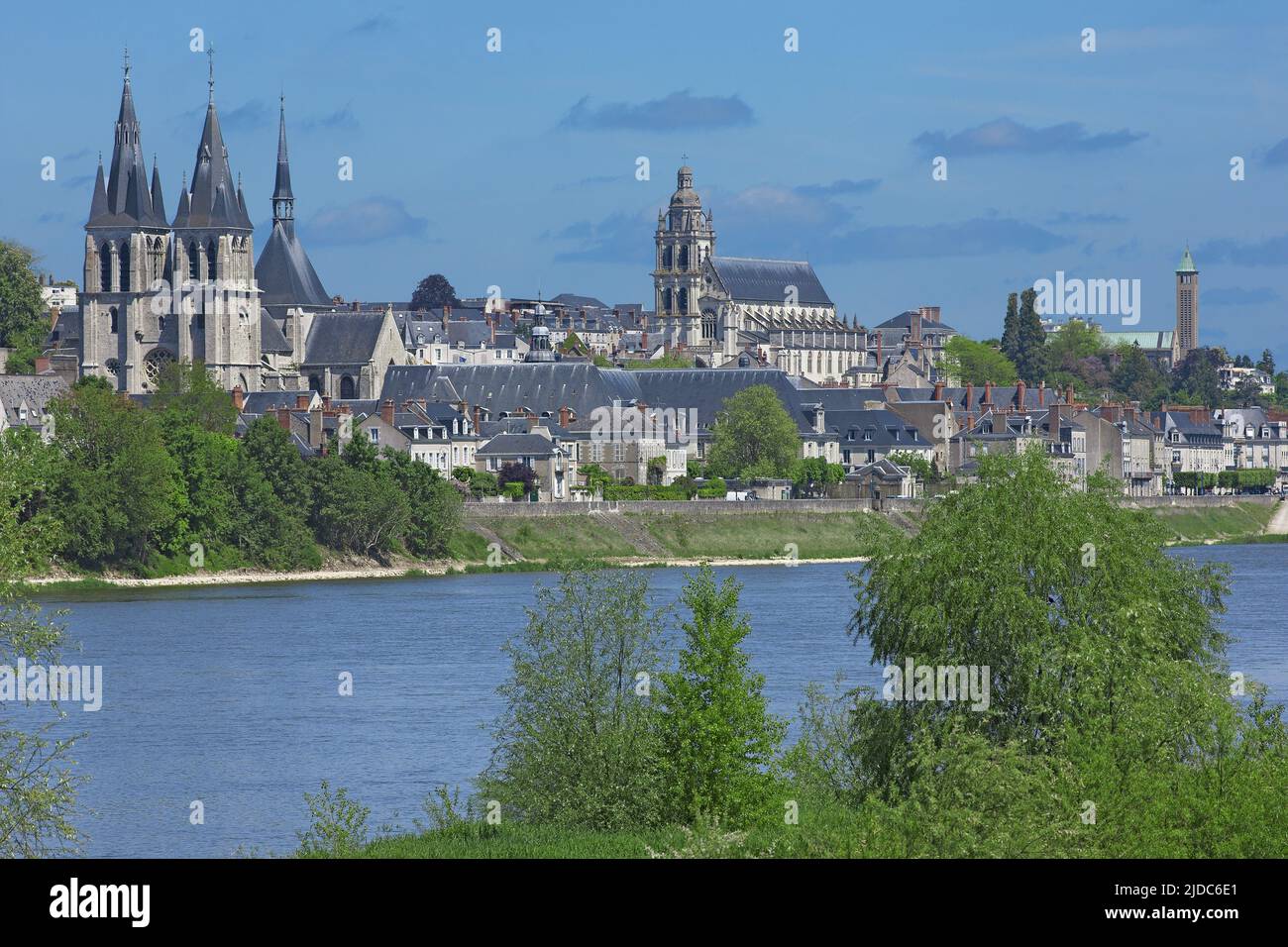 Francia, Indre-et-Loire Blois, la città dalle rive della Loira Foto Stock