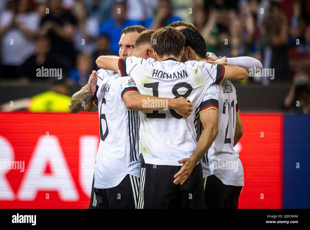 Torjubel: Jonas Hofmann (Deutschland) Deutschland - Italien 14.06.2022, Mönchengladbach, Fussball; Saison 2021/22 Foto: Moritz Müller Copyright (nur Foto Stock