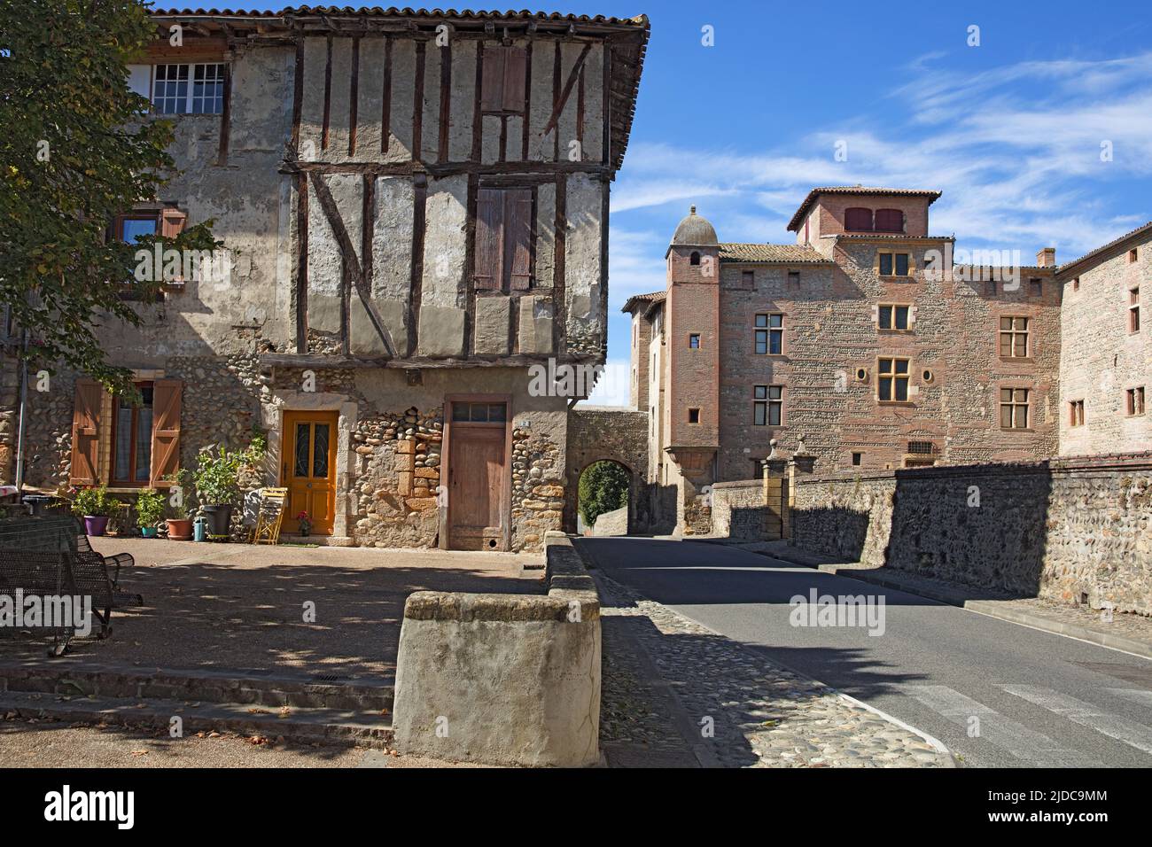 Francia, Haute-Garonne Palaminy, il castello, casa medievale Foto Stock