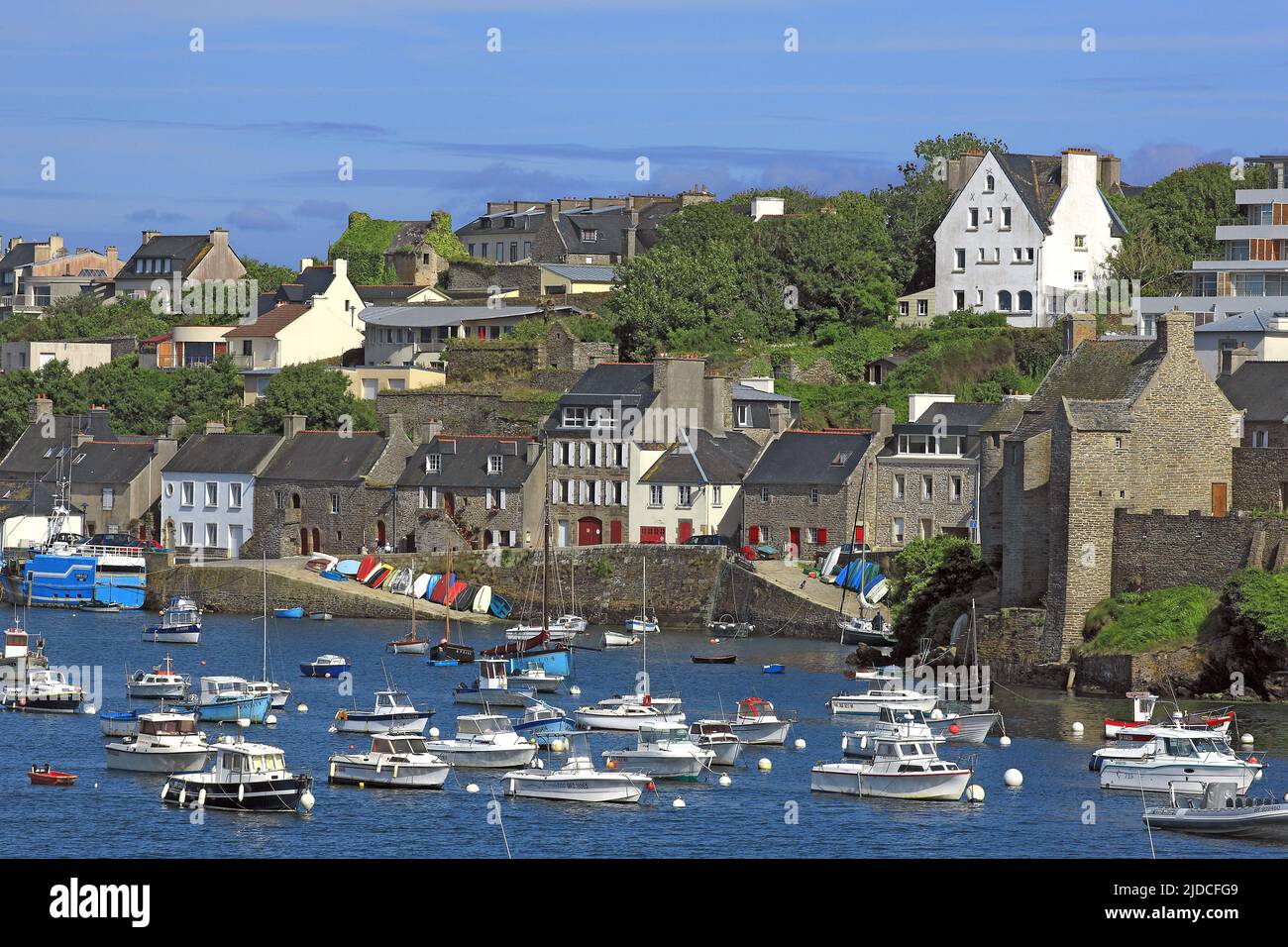 Francia, Finistère le Conquet, la ria du Conquet Foto Stock