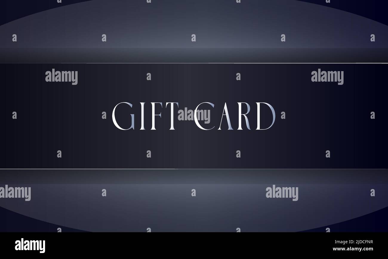 Sfondo scuro astratto di lusso per regalo, bonus o carta fedeltà. Modello di illustrazione vettoriale. Illustrazione Vettoriale
