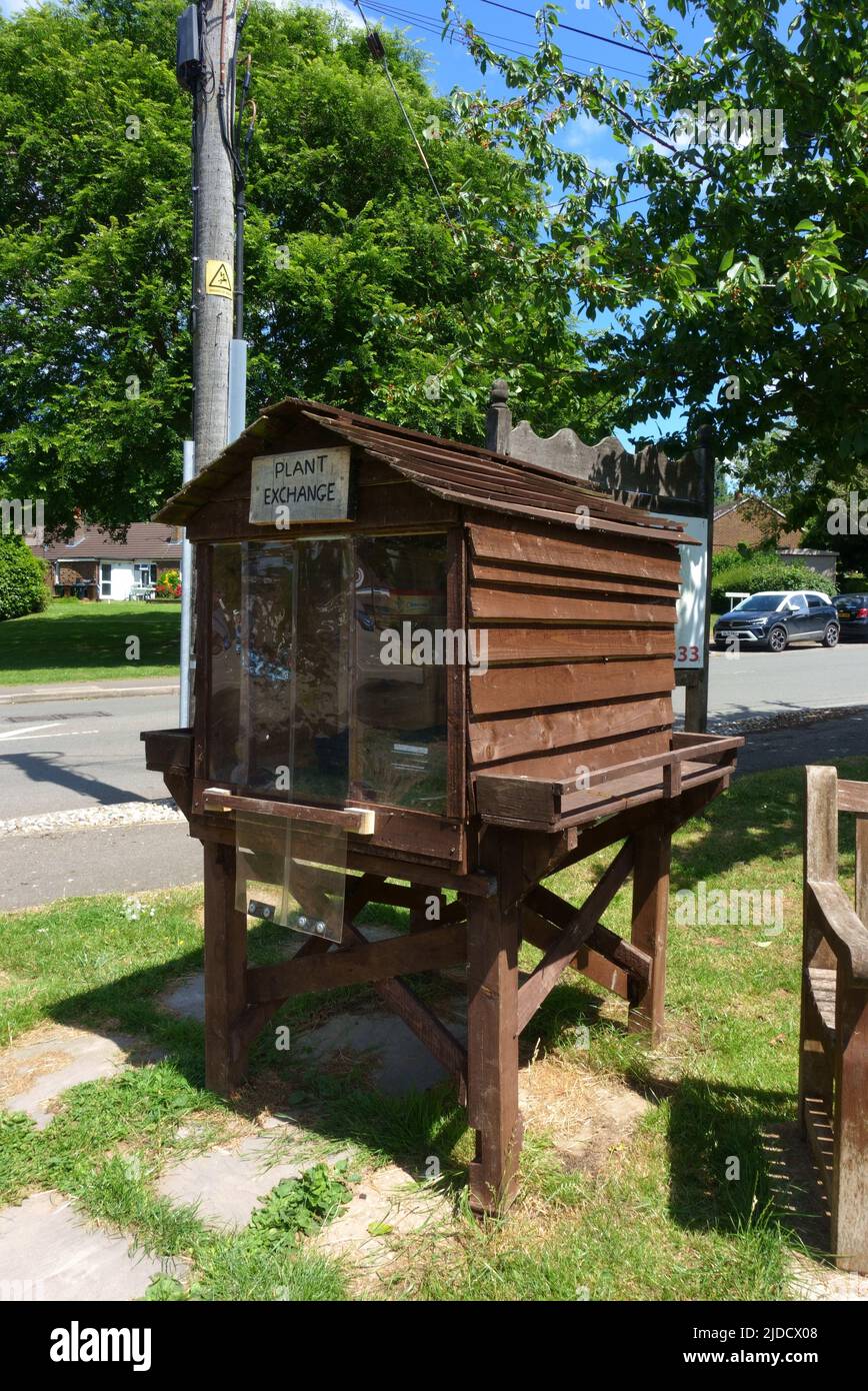 Stabilimento di scambio nel villaggio di Hamstreet, kent, regno unito Foto Stock