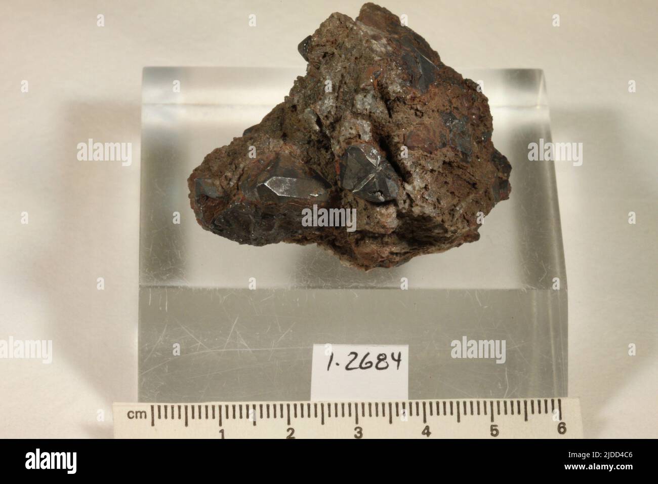 Hematite. Minerali. Nord America; Canada; Nuova Scozia; Digby County; Digby Neck Foto Stock