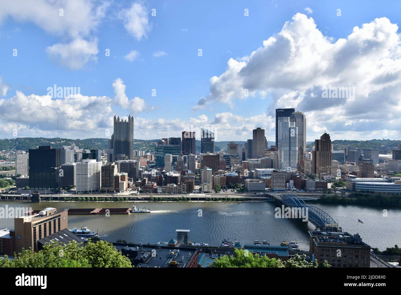 Duquesne Incline a Washington Heights, Pittsburgh Foto Stock