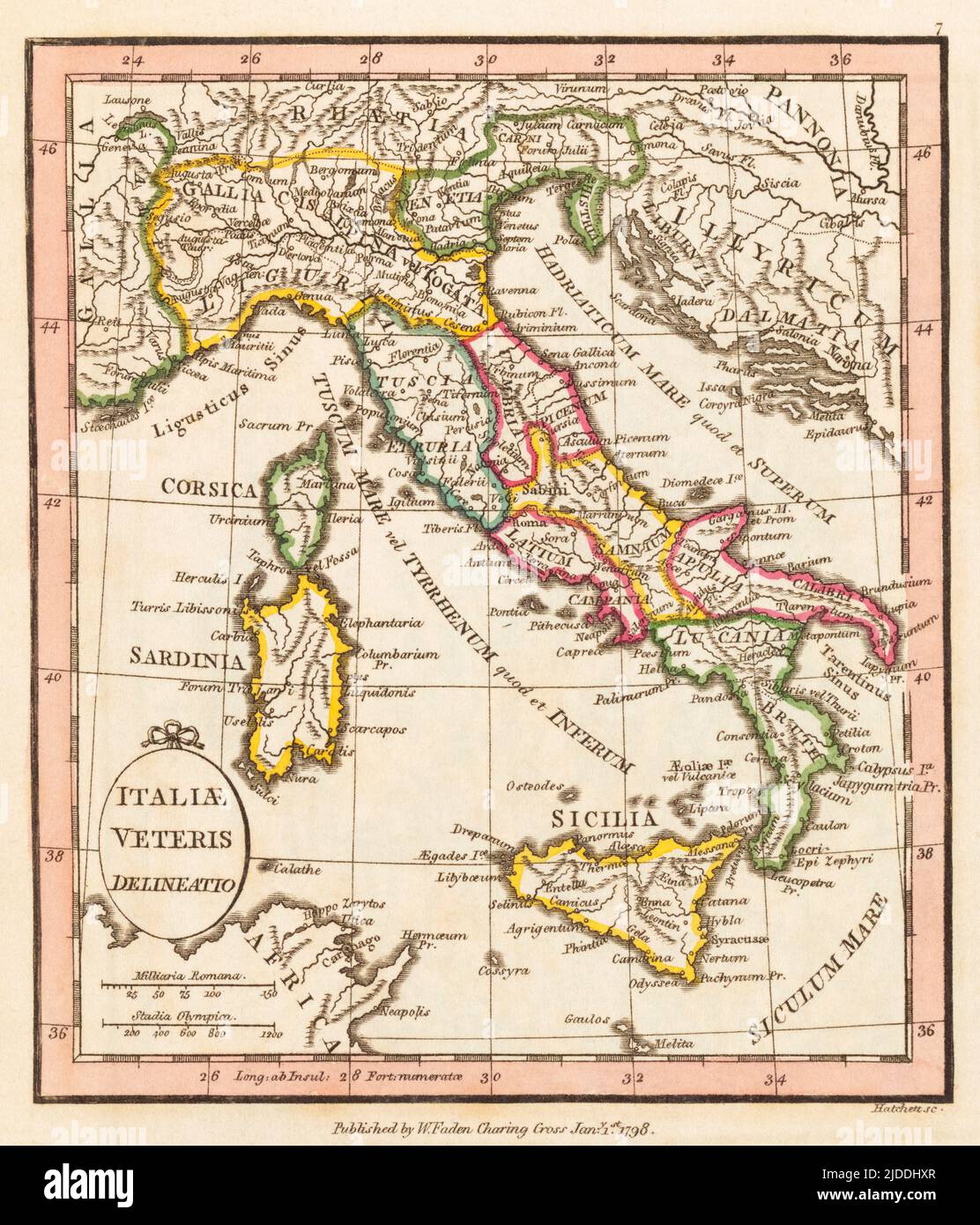 Mappa italia antica immagini e fotografie stock ad alta risoluzione - Alamy