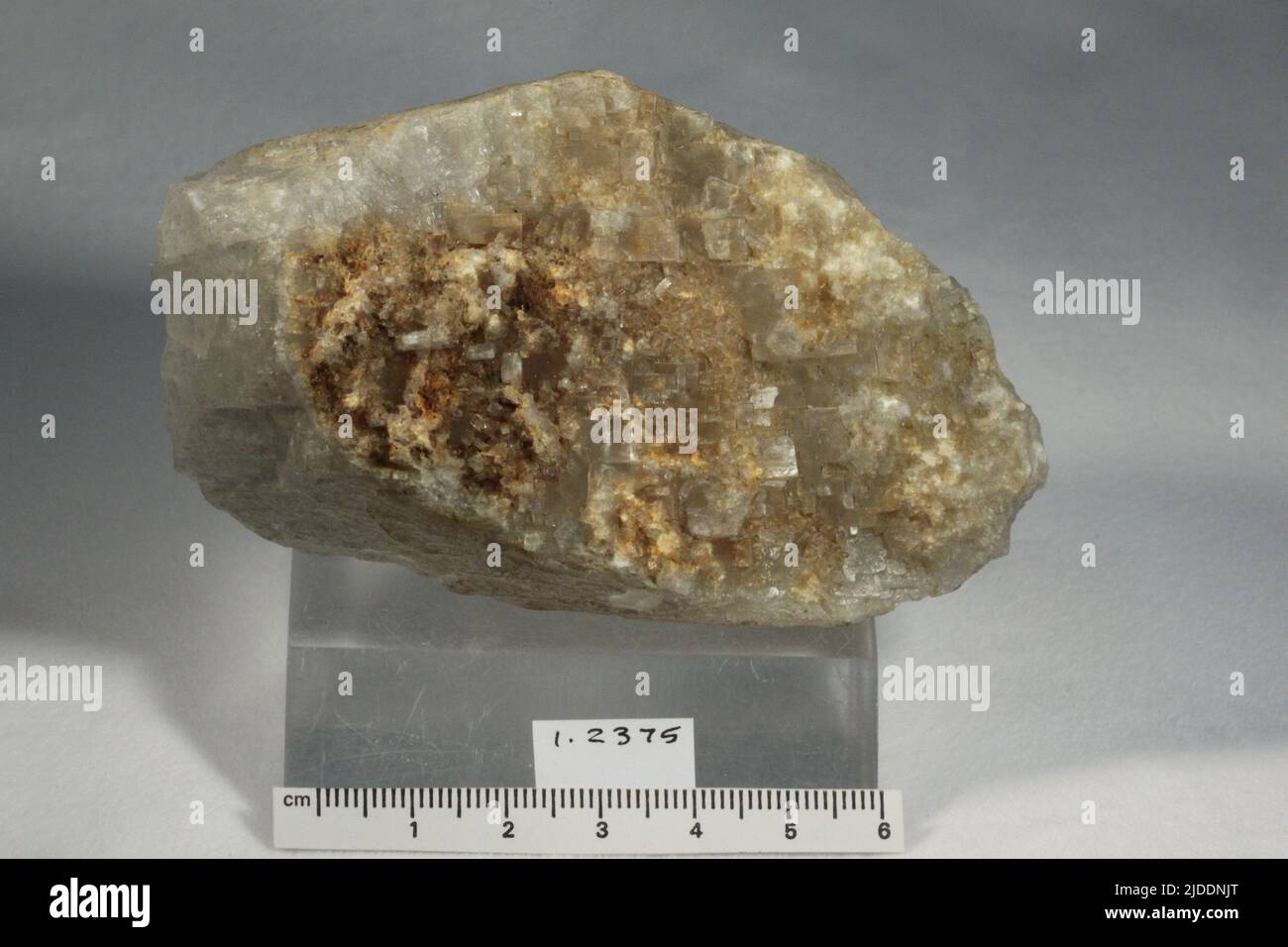 Criolite. Minerali. America del Nord; Danimarca; Groenlandia; Sermersooq; Kangilinnguit Arsukfjorden; Ivittuut Foto Stock