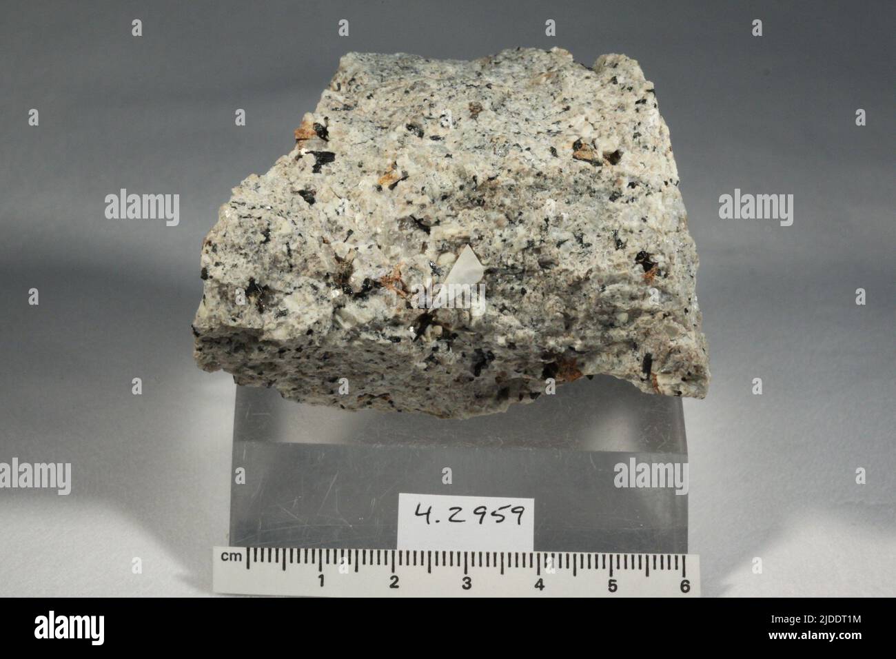 Gagarinite-(Y). Minerali. Europa; Norvegia; Provincia di Akershus; Oslo; Regione Nordmarka; N di Gjerdingen Foto Stock