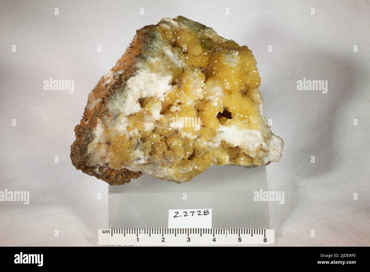 Hemimorphite. Minerali. Nord America; USA; Pennsylvania; Contea di Lehigh; Friedensville Foto Stock