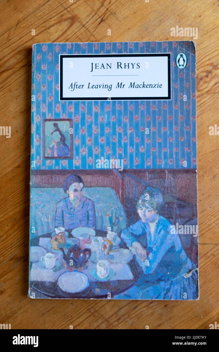 Jean Rhys donna autore famoso britannico scrittore romanziere copertina libro dopo aver lasciato MR. Mackenzie KATHY DEWITT Foto Stock