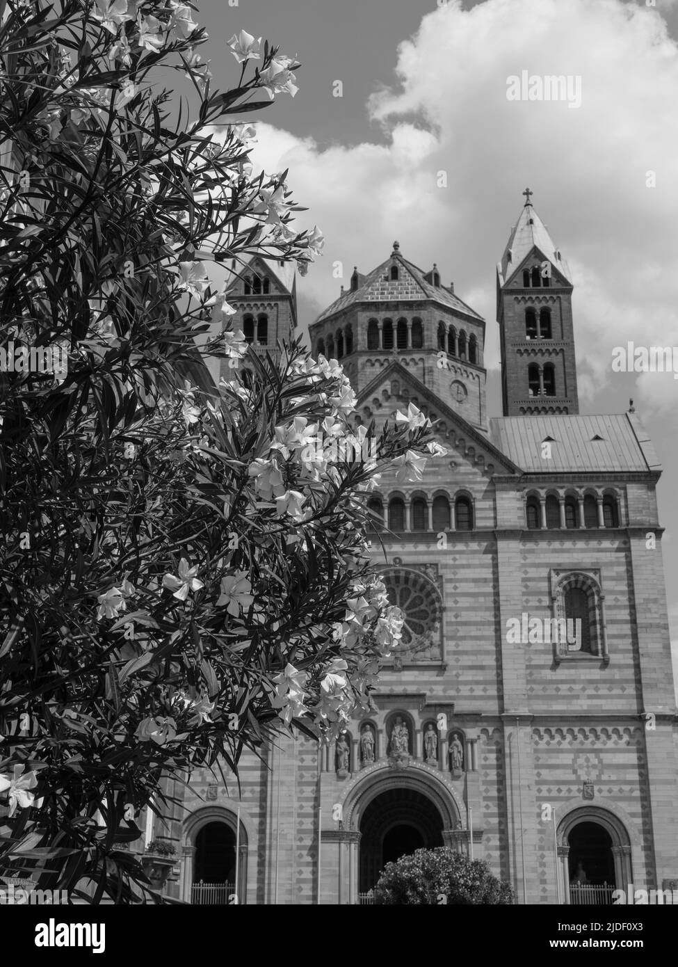 la città os speyer in germania Foto Stock