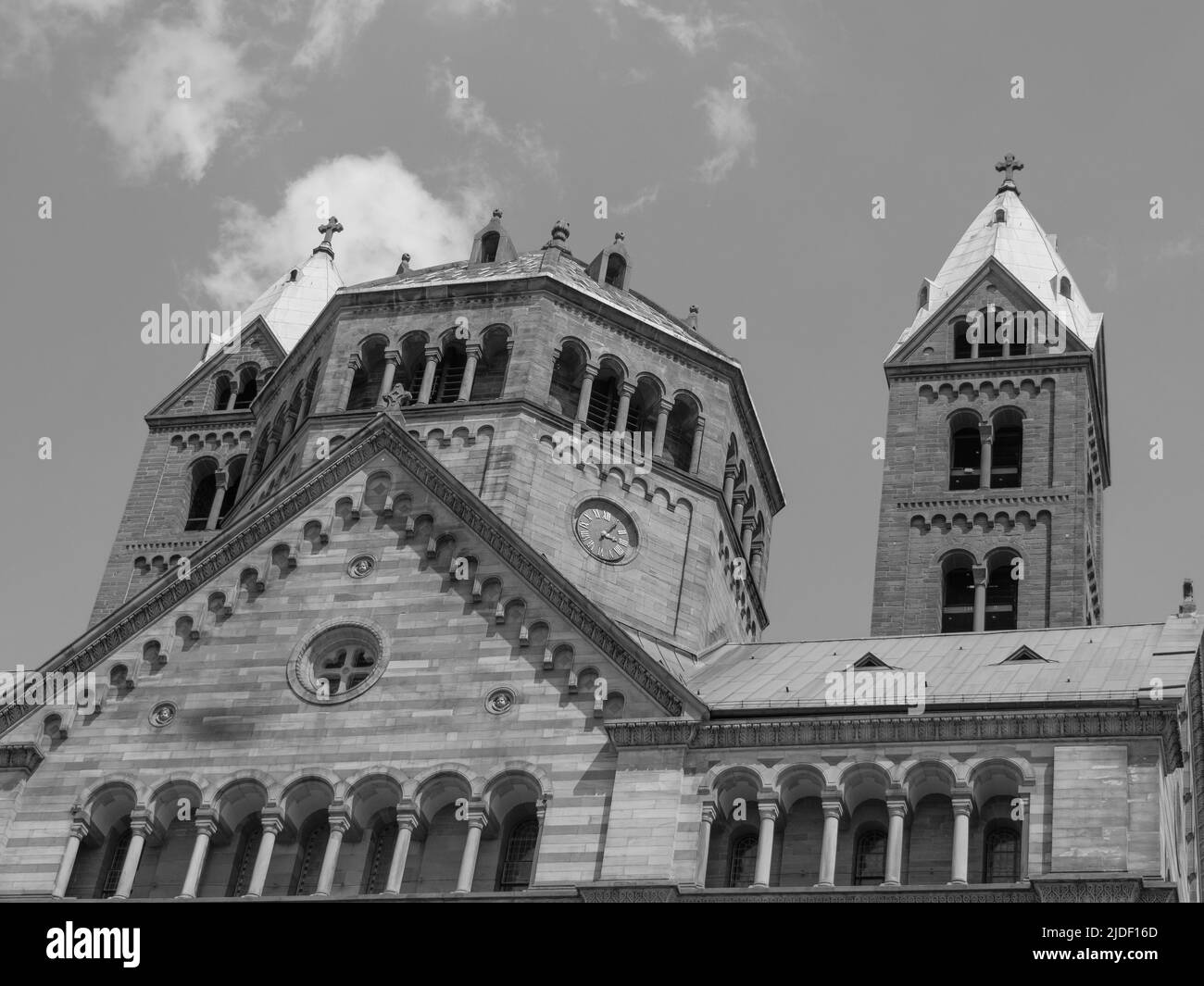 la città os speyer in germania Foto Stock