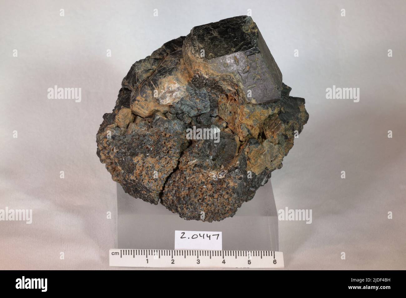 Anfibole. Minerali. Nord America; USA; New York; Orange County; Edenville Foto Stock