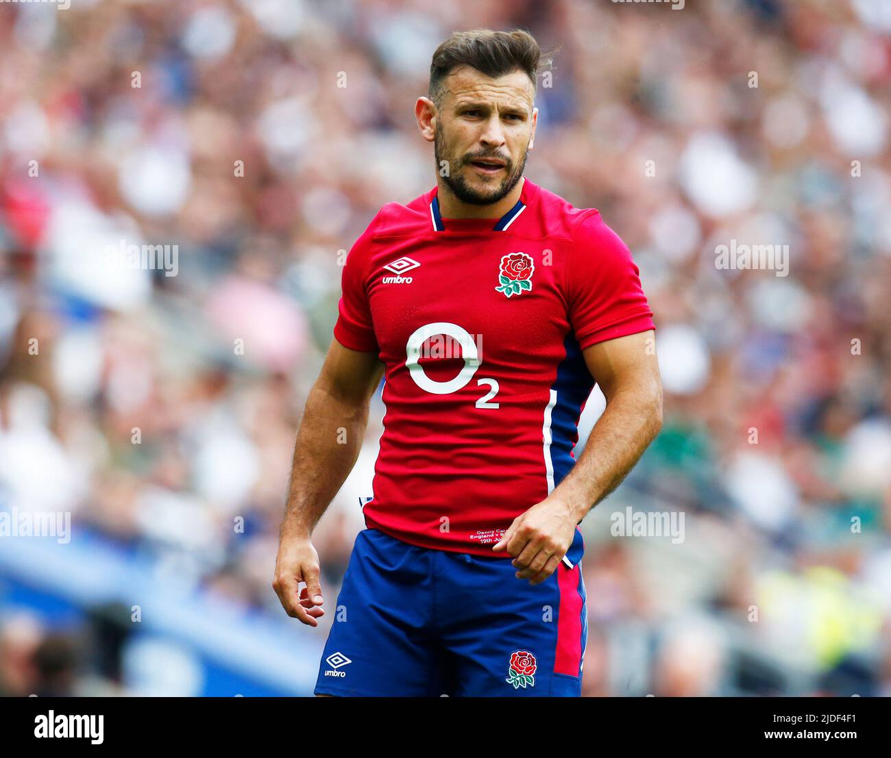 LONDRA INGHILTERRA - GIUGNO 19 :England's Danny Care (Harlequins) durante International friendly tra Inghilterra contro Barbarians F.C a Twickenham Stadi Foto Stock