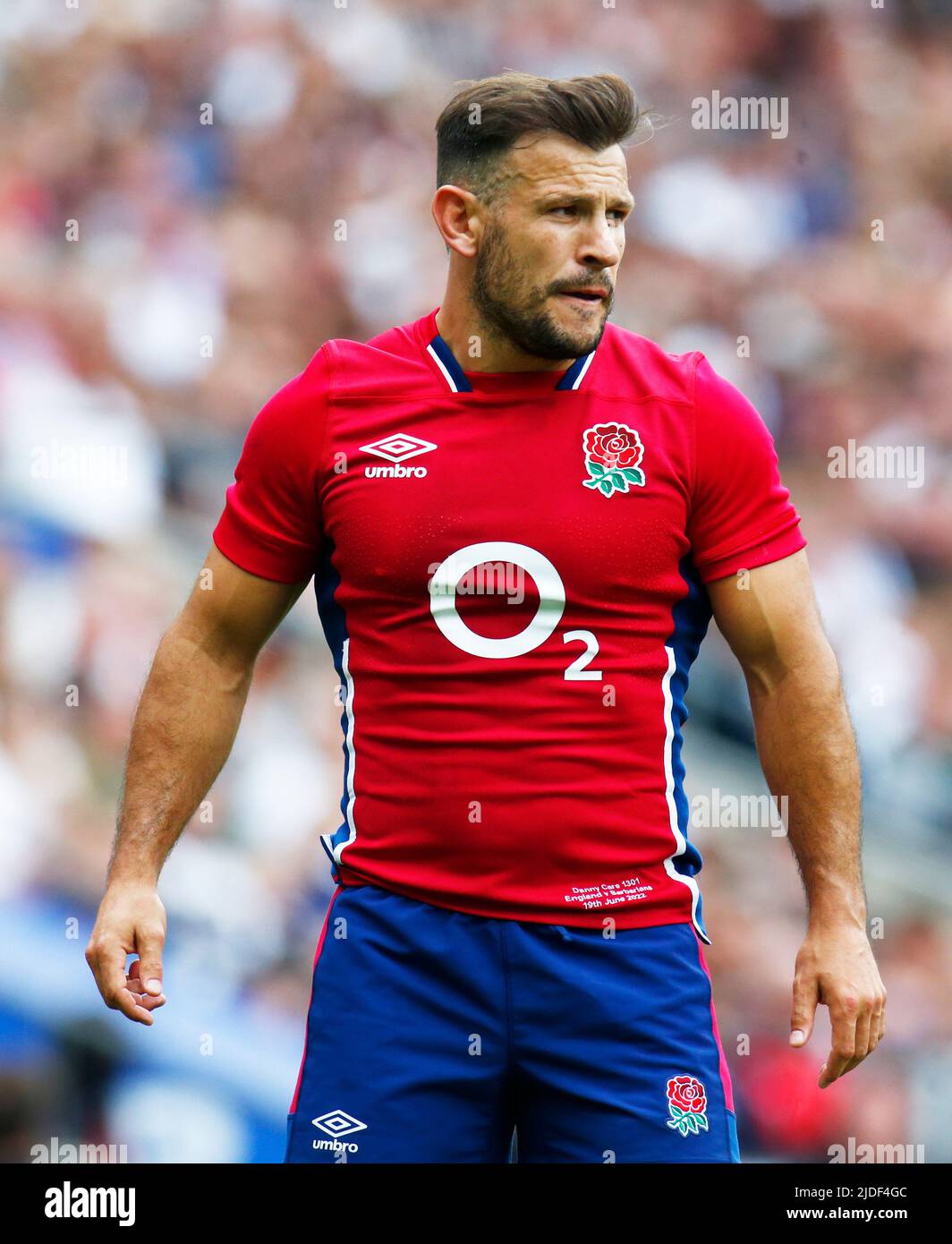 LONDRA INGHILTERRA - GIUGNO 19 :England's Danny Care (Harlequins) durante International friendly tra Inghilterra contro Barbarians F.C a Twickenham Stadi Foto Stock