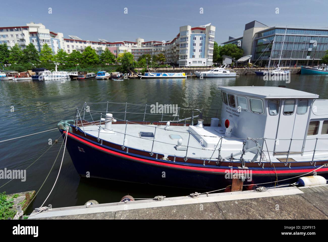 Porto galleggiante, Bristol. Foto Stock