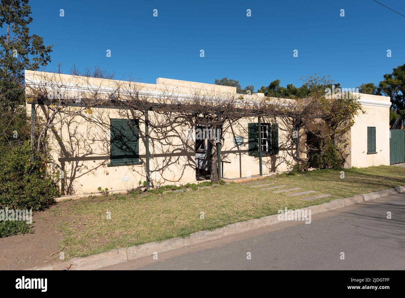 Schreiner House al 9 Cross Street, Cradock, Capo Orientale, Sudafrica, 17 giugno 2022. Foto Stock