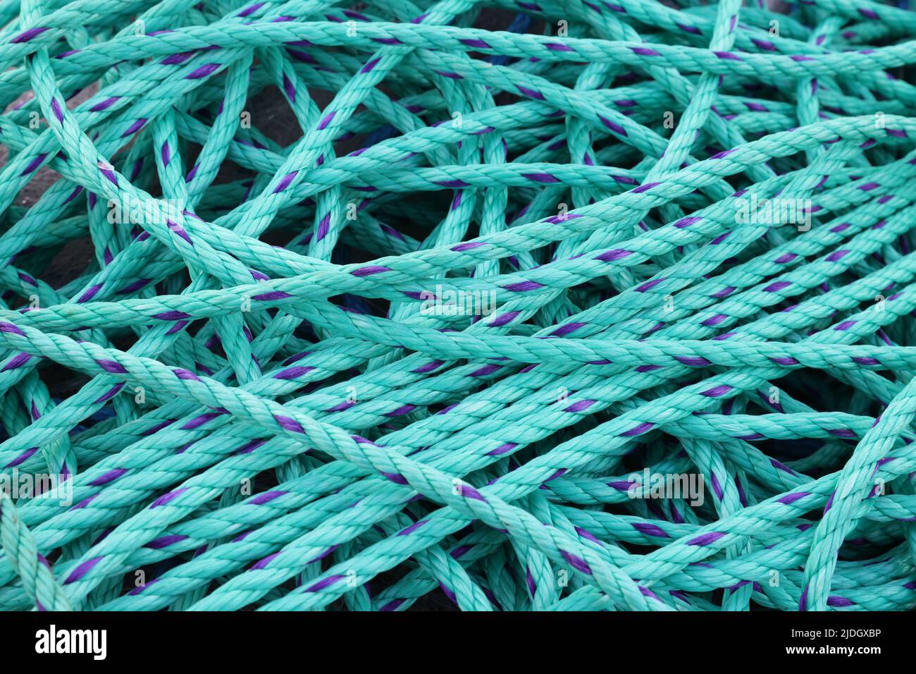 Corda rete da pesca Foto Stock