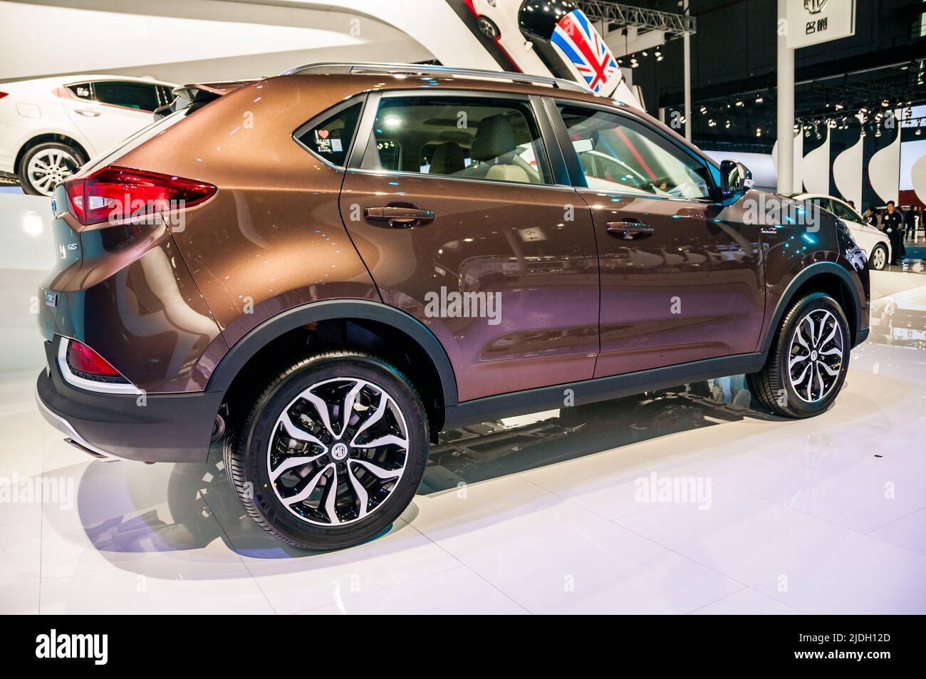MG GS SUV al Salone dell'Auto di Shanghai 2015. Foto Stock