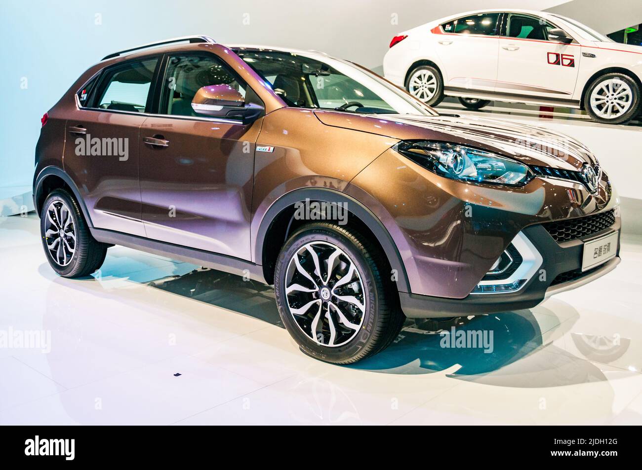 MG GS SUV al Salone dell'Auto di Shanghai 2015. Foto Stock