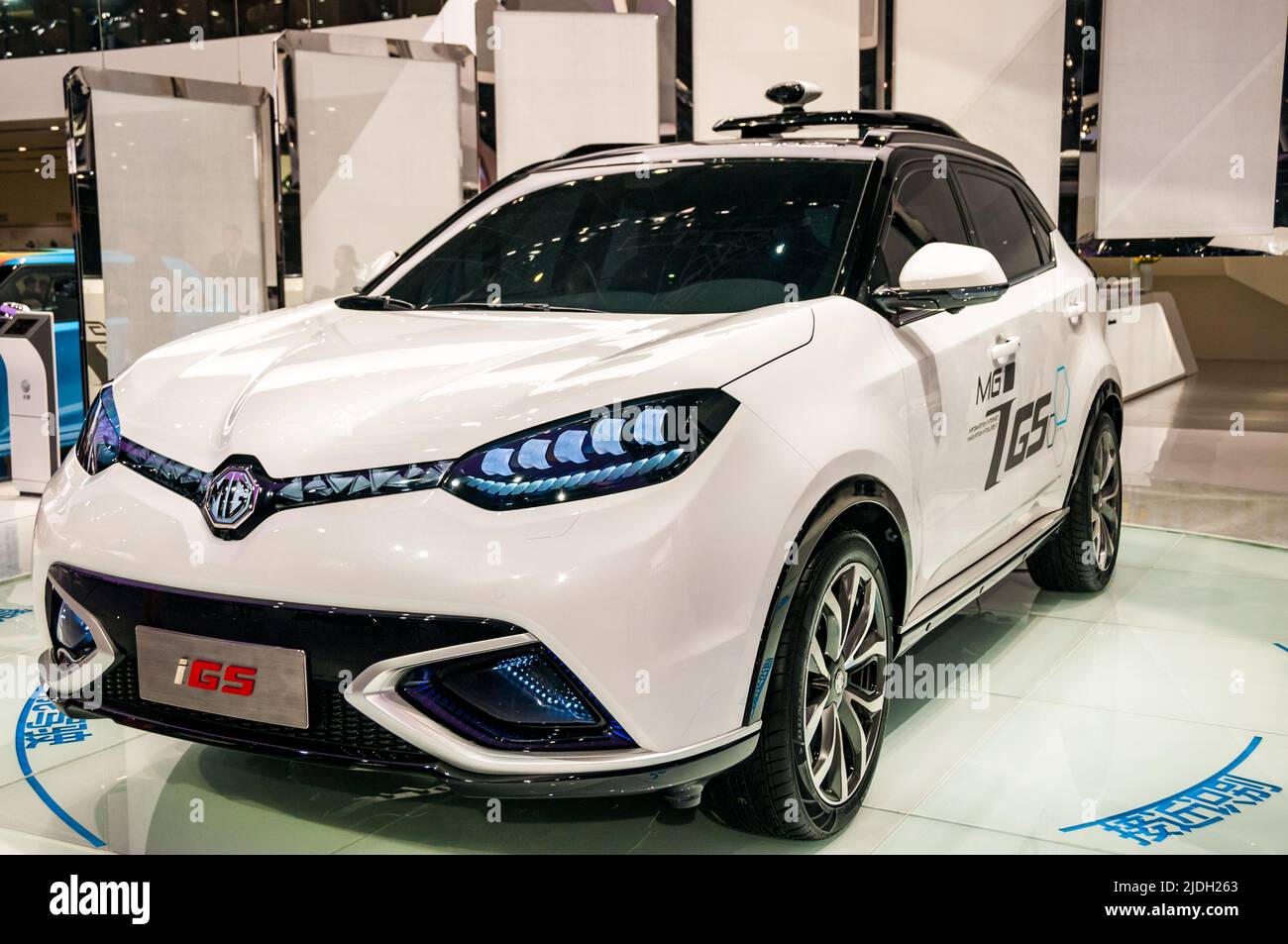 AUTO intelligente MG IGS Concept in mostra all'Auto Show 2015 di Shanghai. Foto Stock