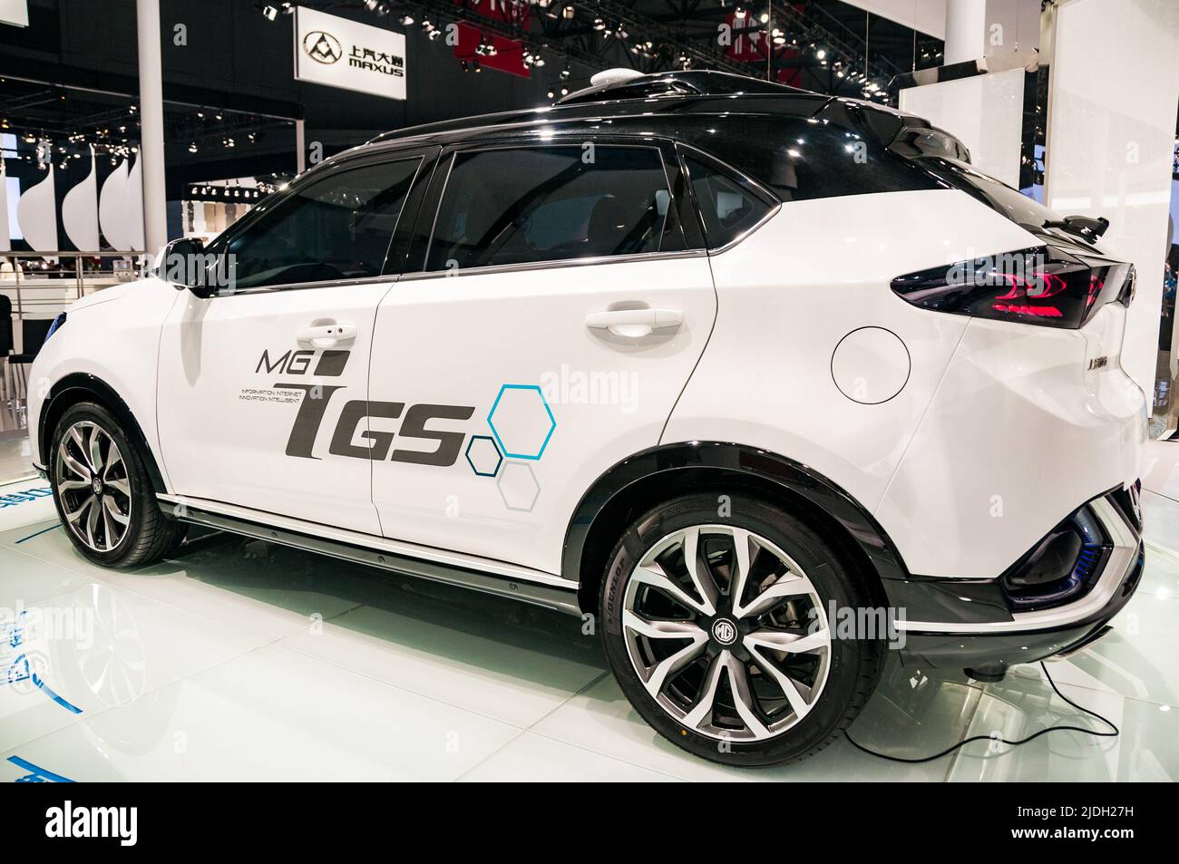 AUTO intelligente MG IGS Concept in mostra all'Auto Show 2015 di Shanghai. Foto Stock