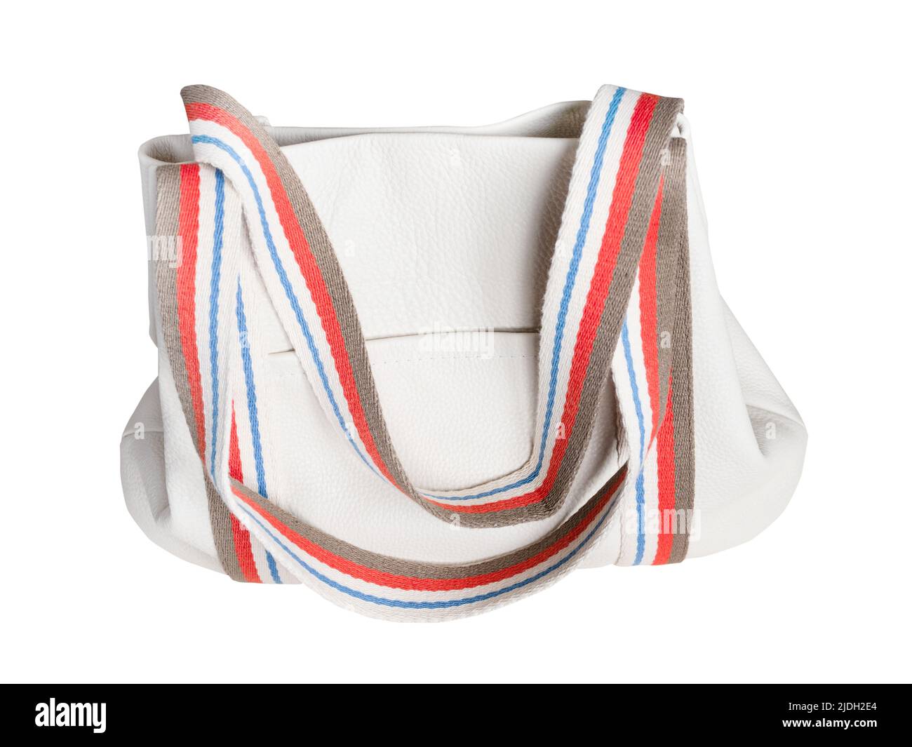 Borsa pelle shop bianca morbida