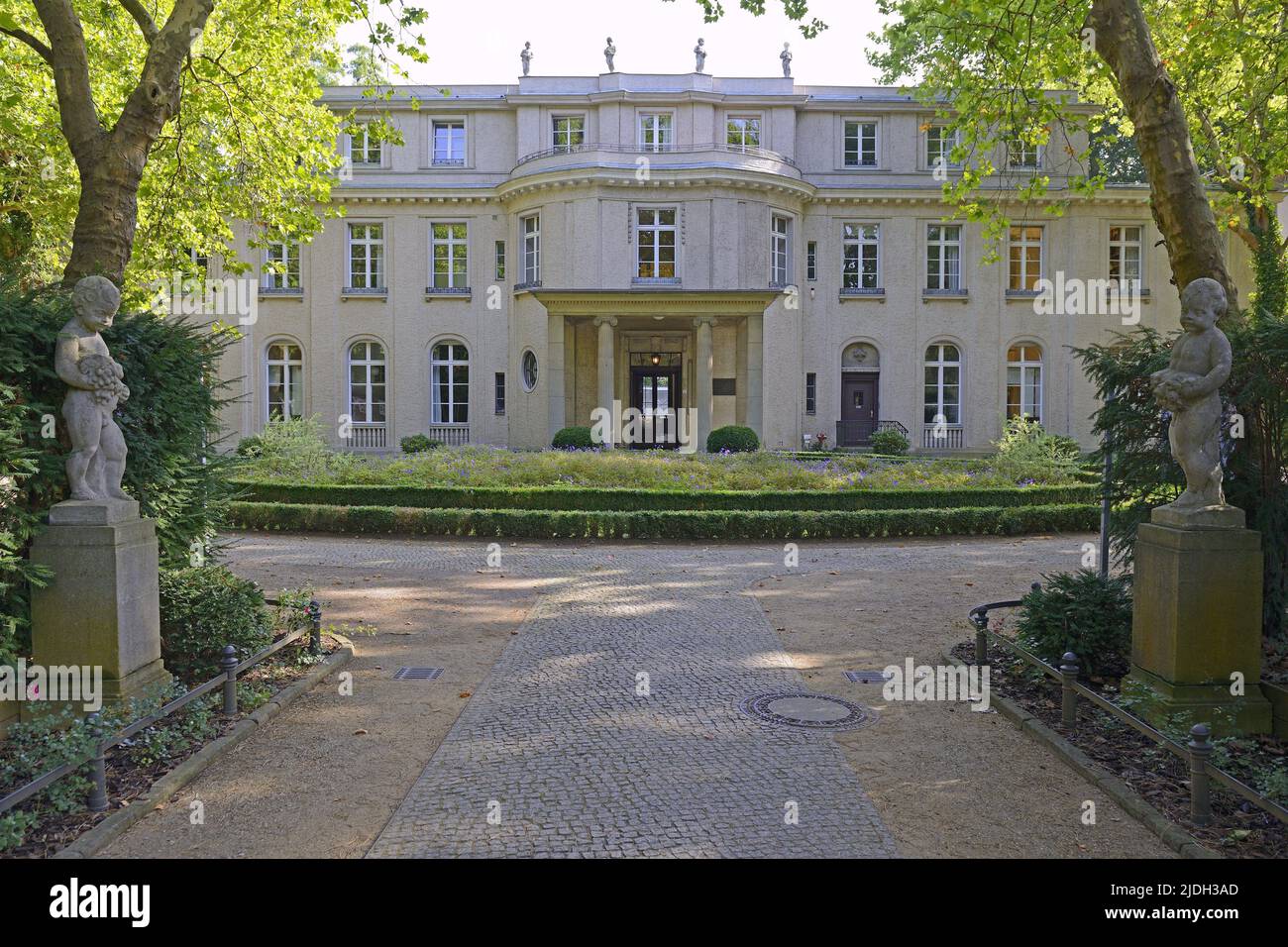 La villa am Grossen Wannsee, Wannsee Conference, Germania, Berlino Foto Stock