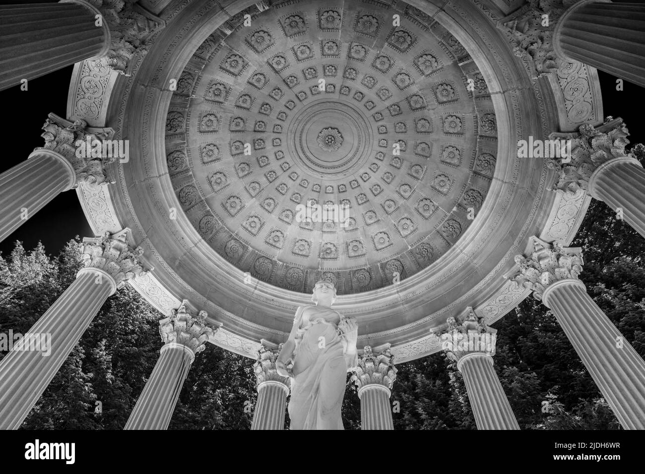 Tempio commemorativo Satterwhite al Cave Hill Cemetery - Louisville - Kentucky Foto Stock