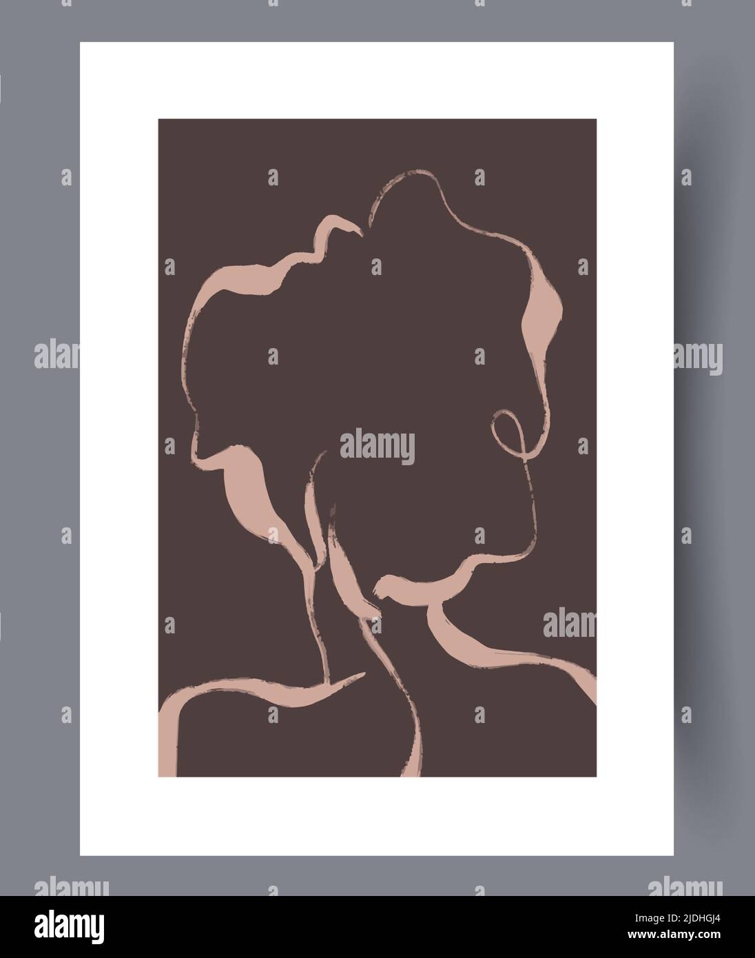 Design astratto di pareti d'arte moderna Illustrazione Vettoriale