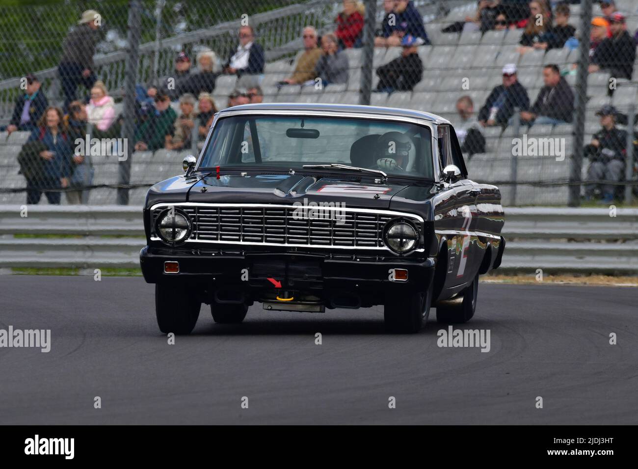 Leo Voyazides, Simon Hadfield, Ford Falcon, Masters Pre-1966 Touring Cars, tornando ai giorni del campionato britannico di auto berlina, un'ora Foto Stock