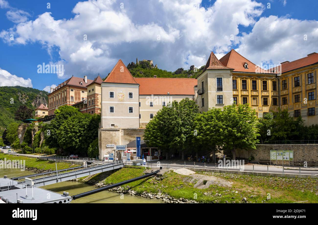 Città austriaca di Dürnstein Foto Stock