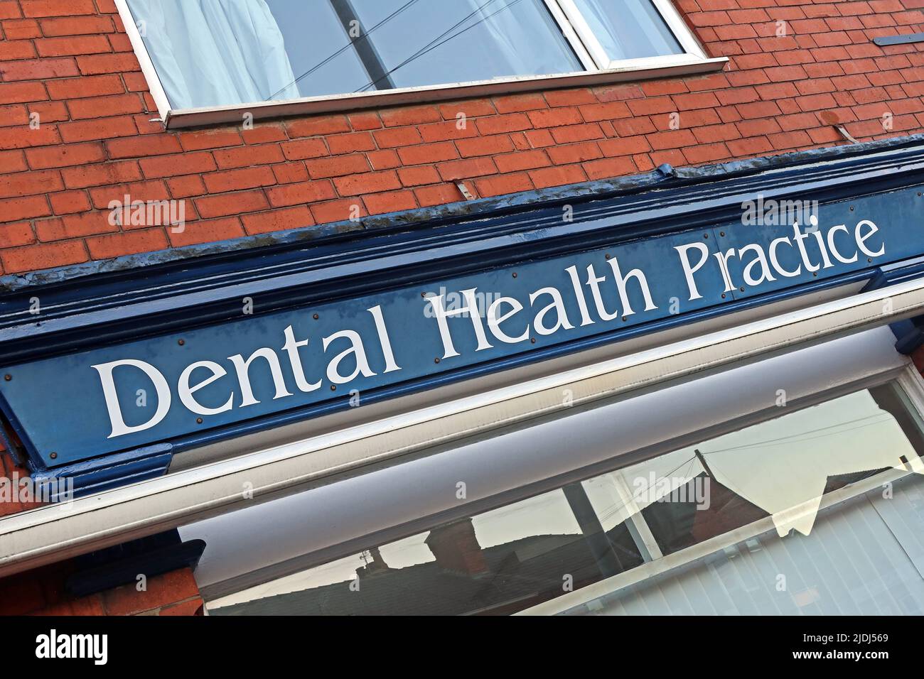 Pratica di salute dentale, privato, dentista di NHS Foto Stock