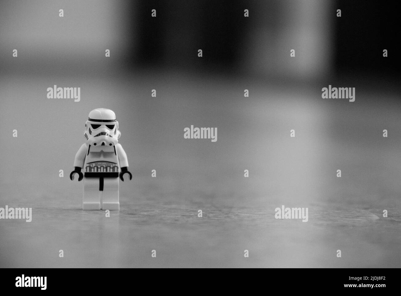 LEGO mini figura in un laboratorio scientifico Foto Stock