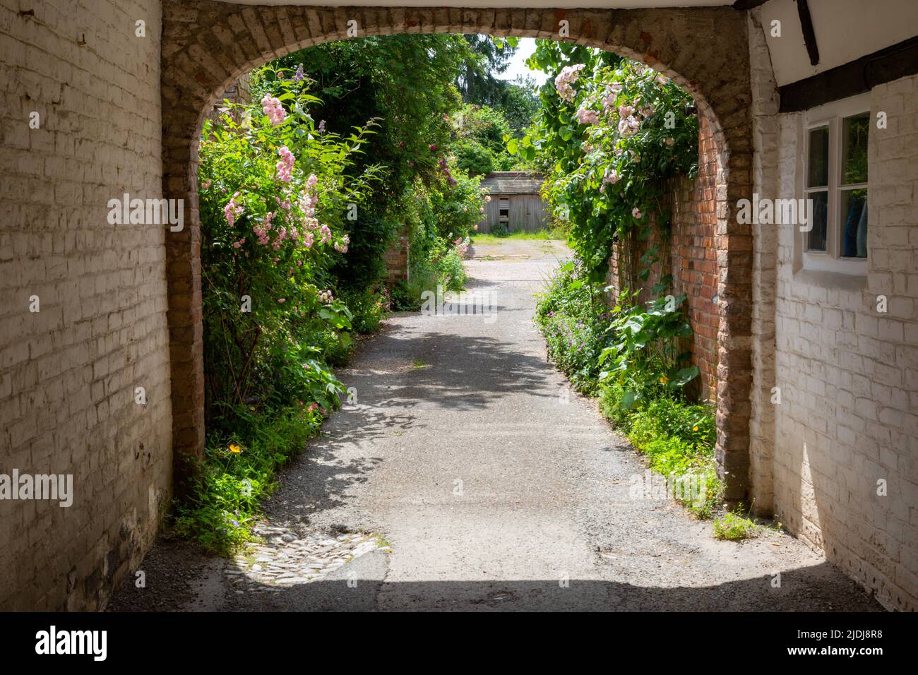 Pretty Archway, Ledbury, Herefordshire, UK, 2022 Foto Stock