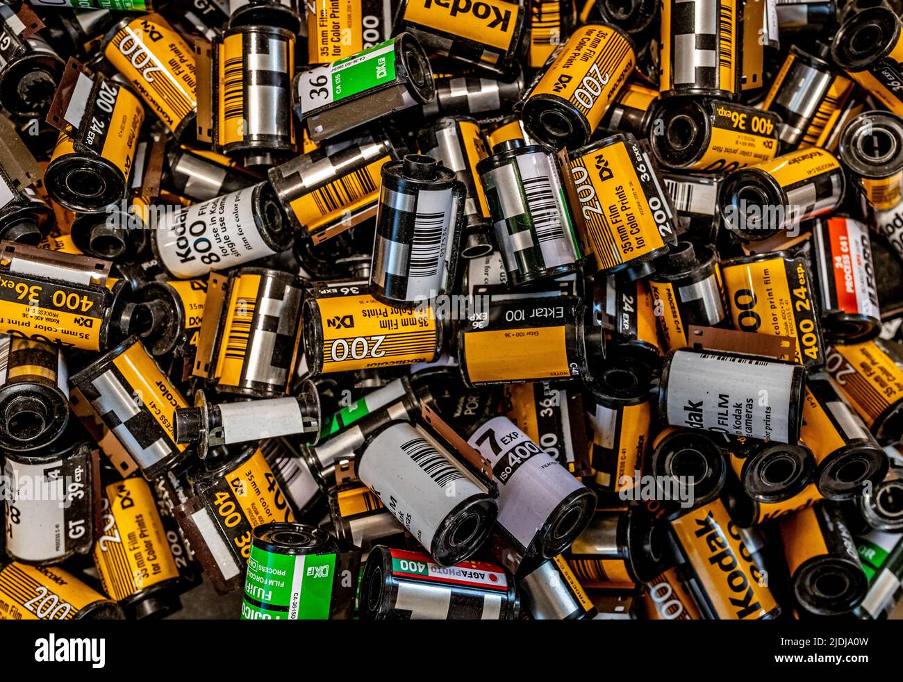 Kodak Kodachrome film che è stato interrotto a causa dell'era digitale. Foto Stock