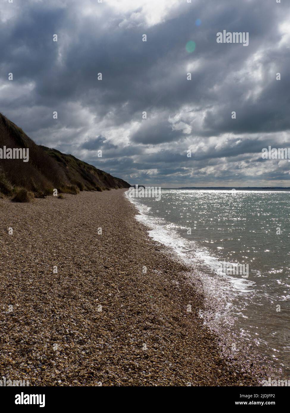 Meon Shore, Fareham, Hampshire, Regno Unito Foto Stock